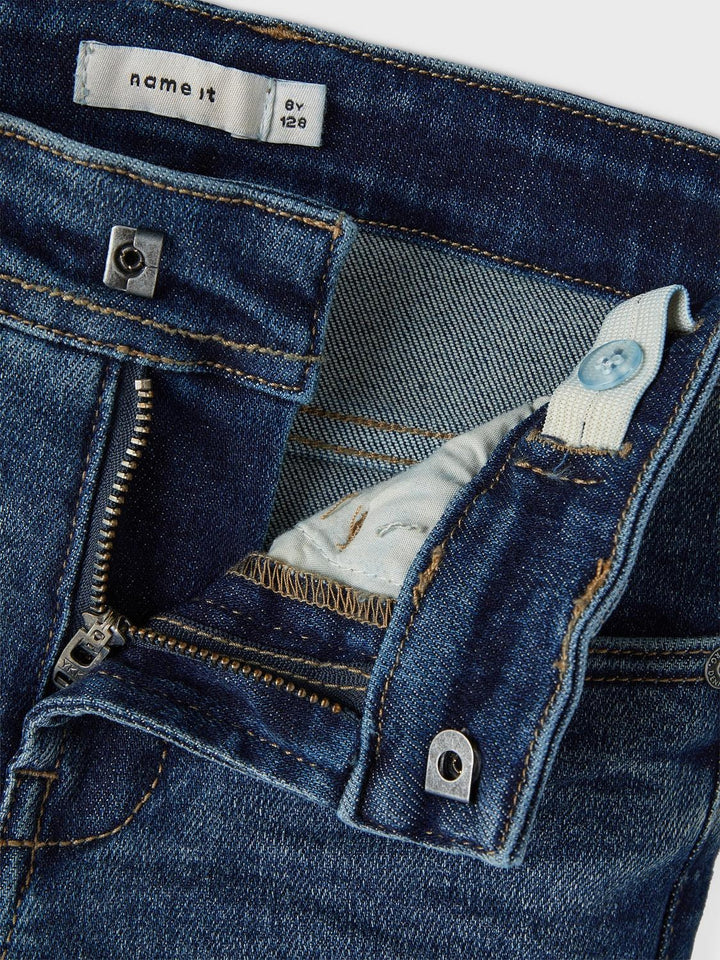 Kids spijkerbroek THEO Dark Blue Denim Xslim Fit