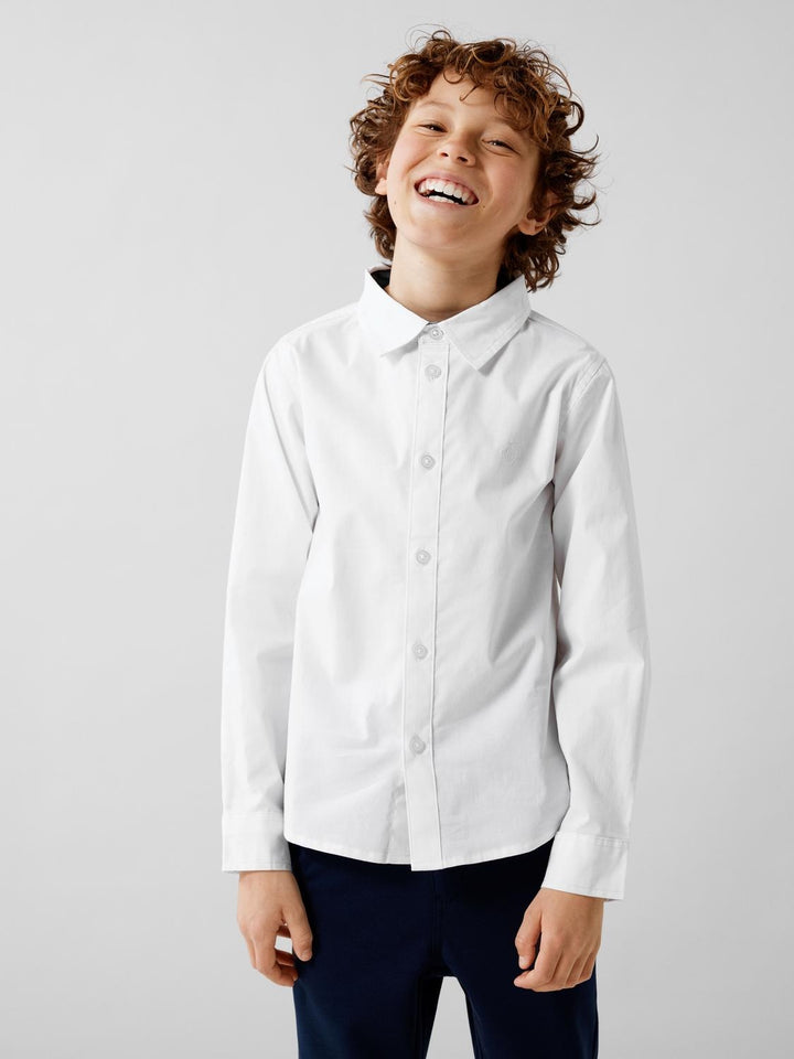 Kids blouse NEWSA Bright White Regular Fit