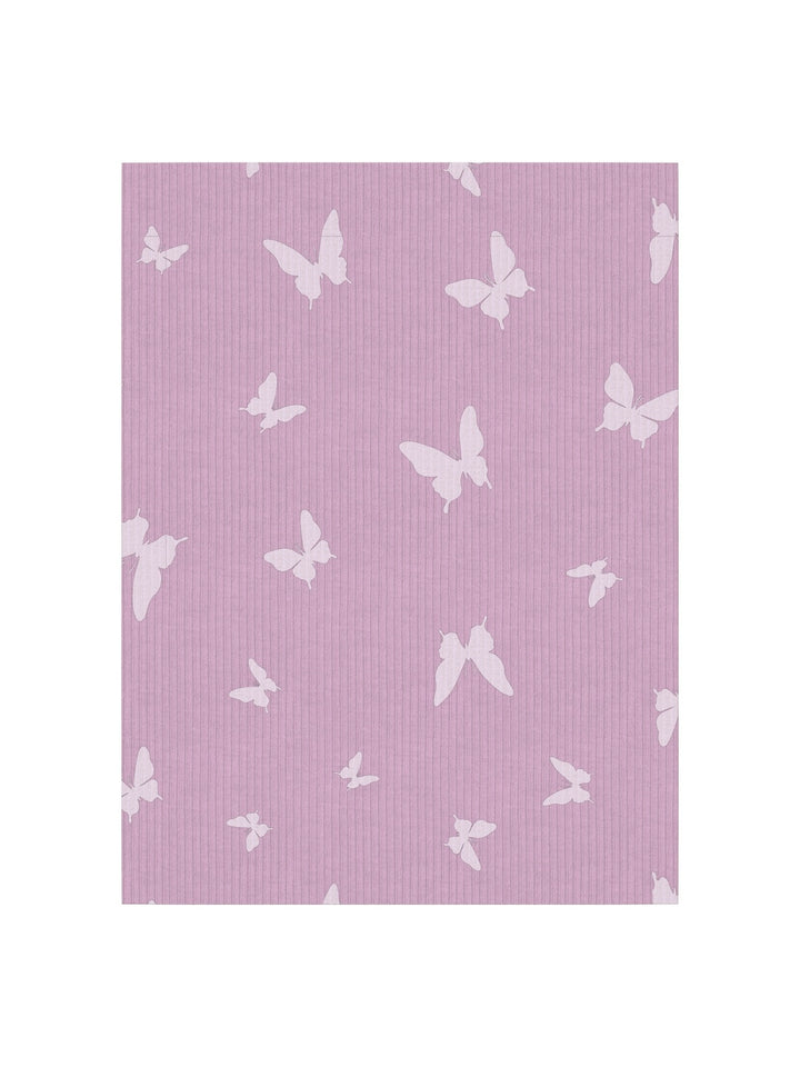 Mini pyjama BUTTERFLY RIB Pink Lavender