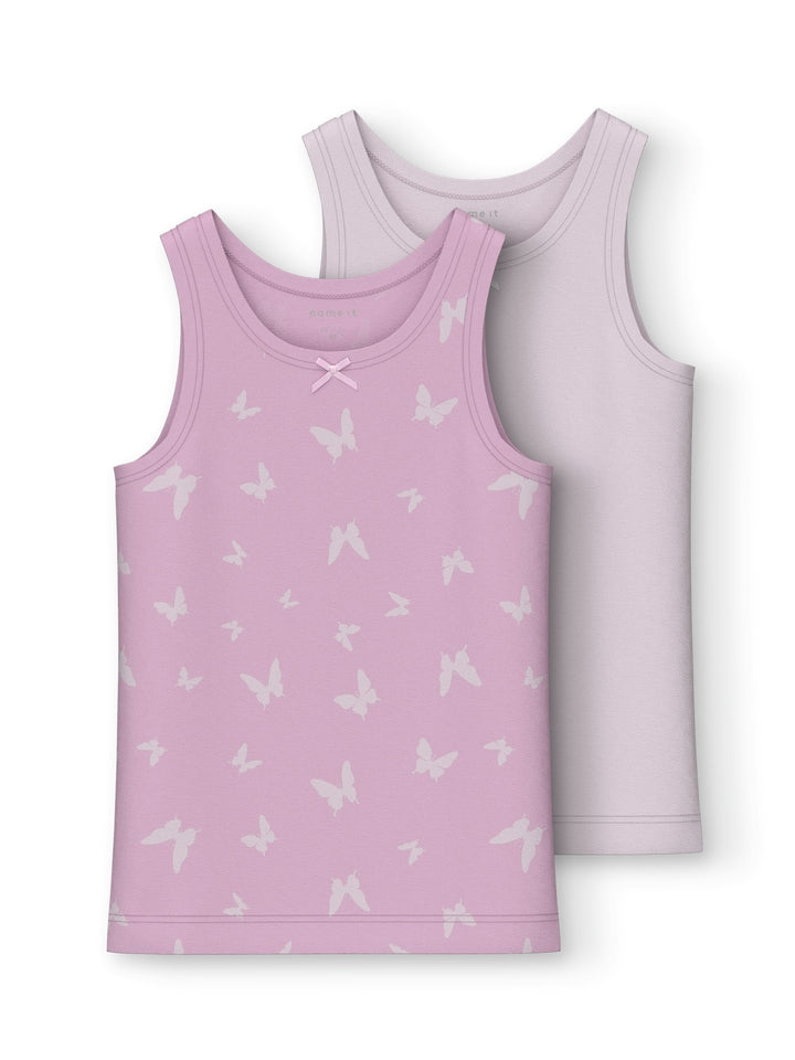 Mini ondergoed 2P PINK BUTTERFLY Pink Lavender
