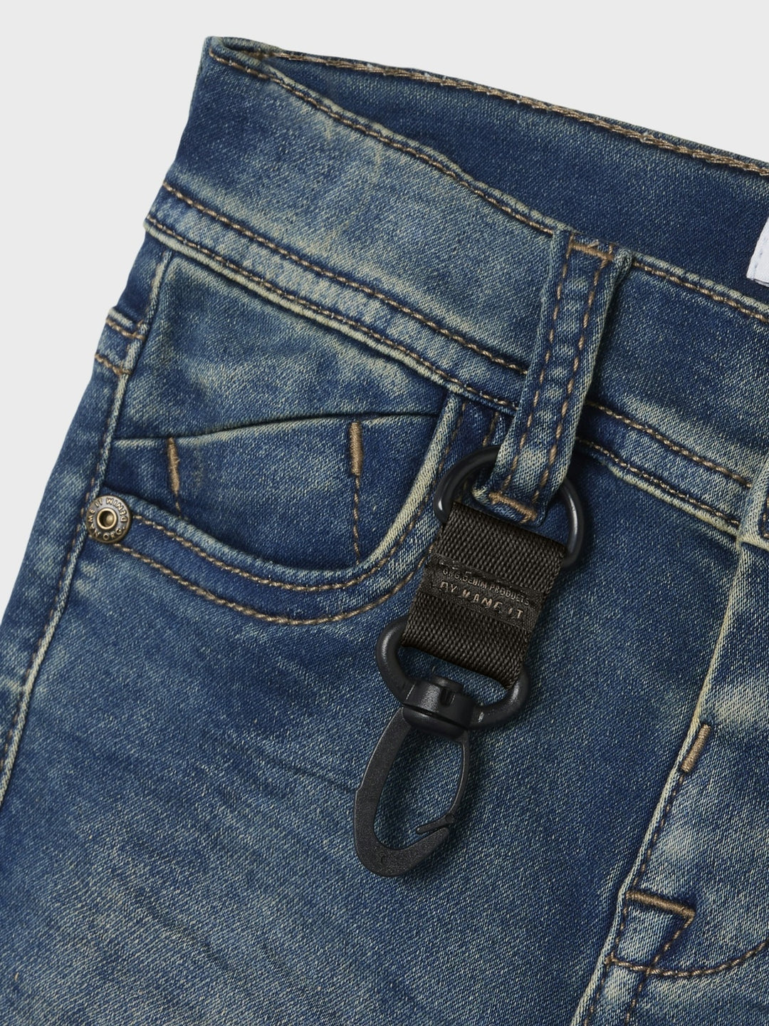 Mini spijkerbroek THEO Dark Blue Denim Xslim Fit