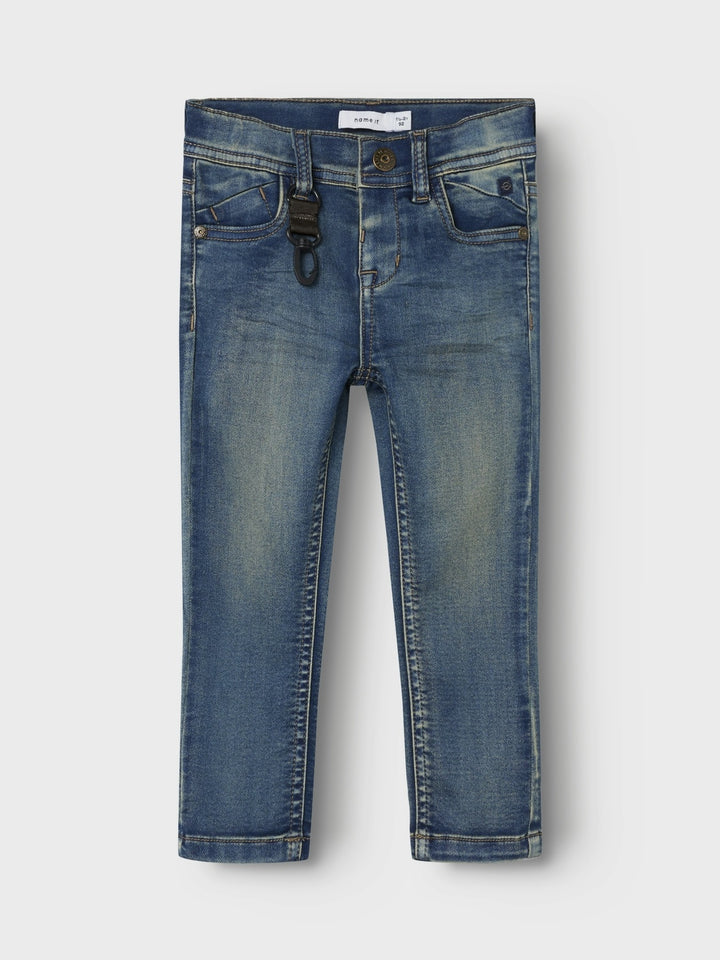 Mini spijkerbroek THEO Dark Blue Denim Xslim Fit