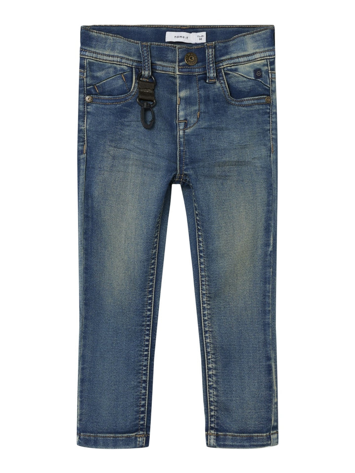 Mini spijkerbroek THEO Dark Blue Denim Xslim Fit