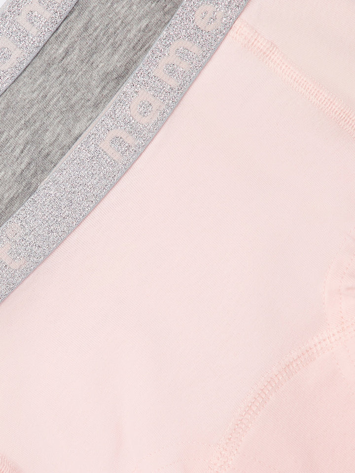 Kinderboxer 2P Barely Pink mit Grau Melange