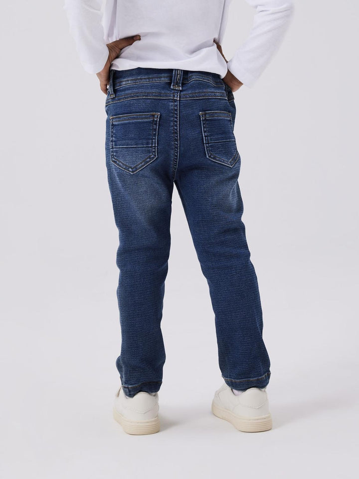 Mini spijkerbroek SILAS Dark Blue Denim Slim Fit