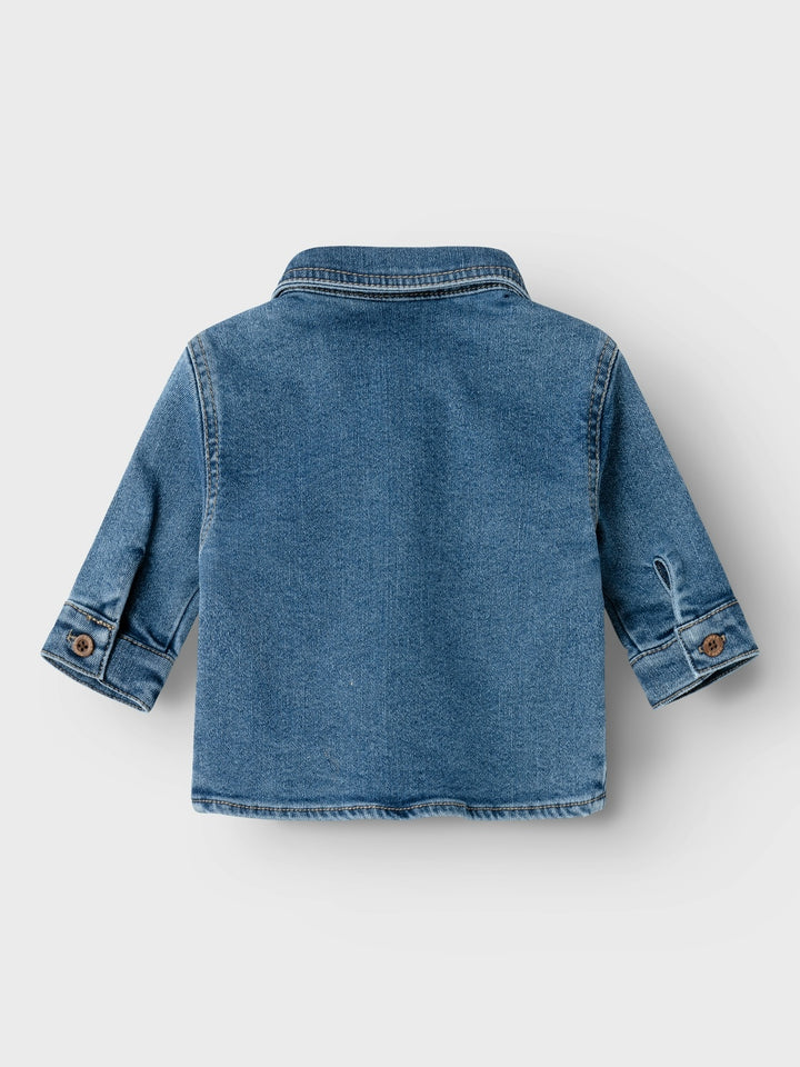 Baby-Jeanshemd NUD Dunkelblau Denim Regular Fit