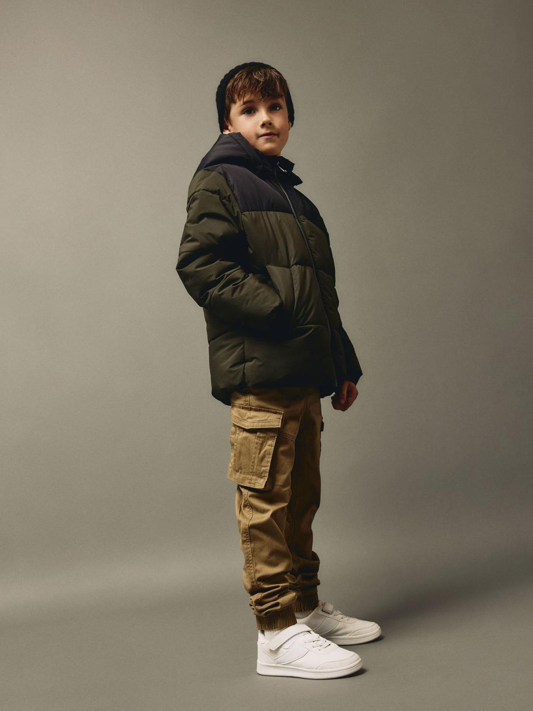 Kids winterjas MORNING PUFFER Rosin