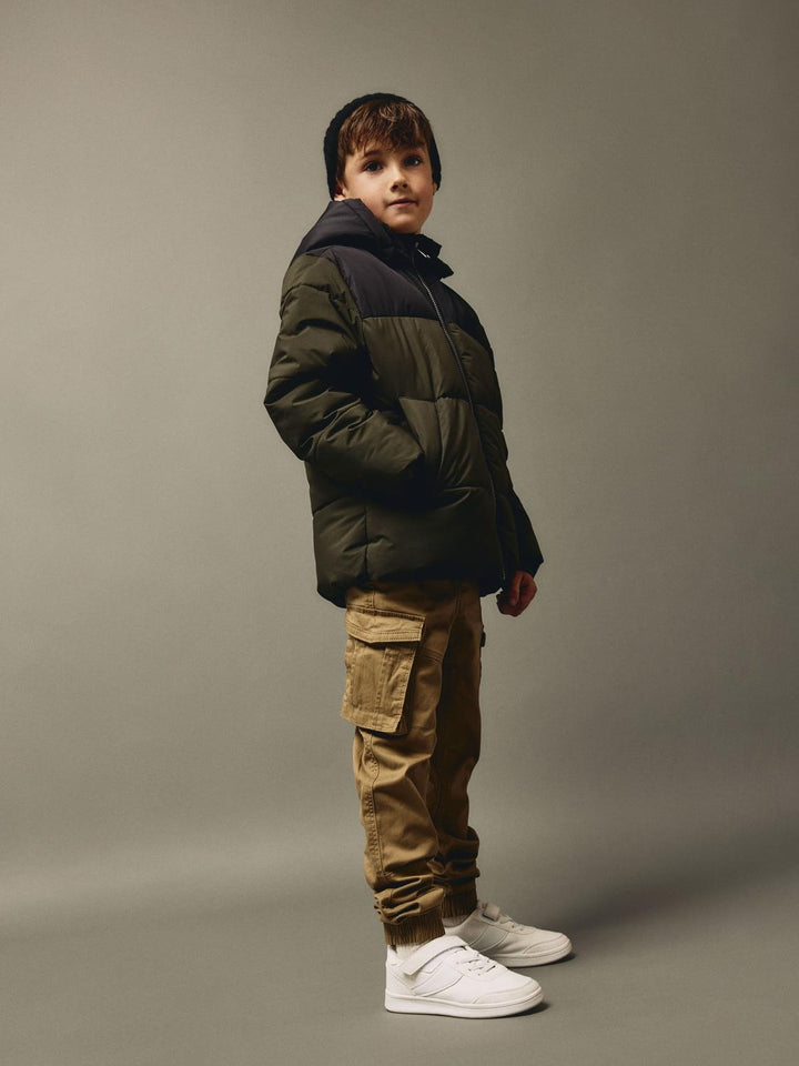 Kids winterjas MORNING PUFFER Rosin