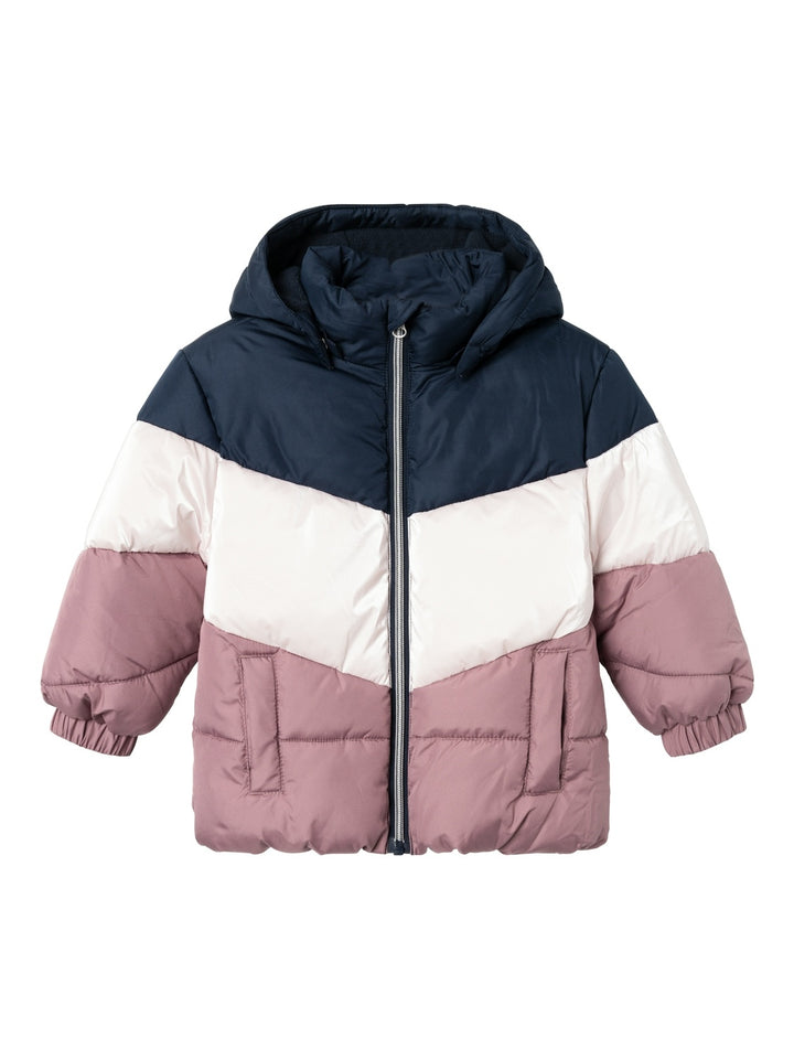 Mini winterjas MILLE PUFFER Grape Shake
