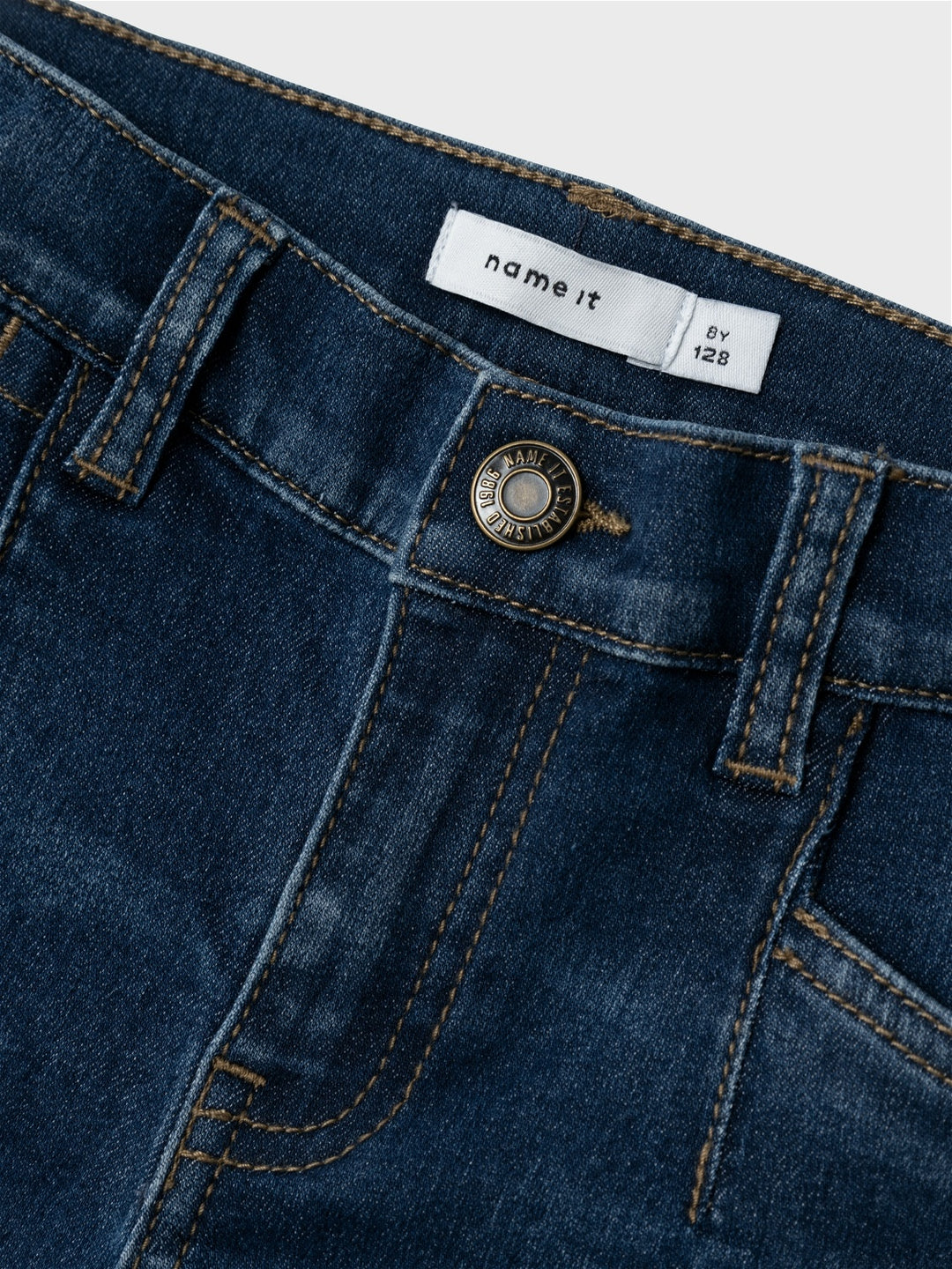 Kids spijkerbroek POLLY Dark Blue Denim Skinny Fit