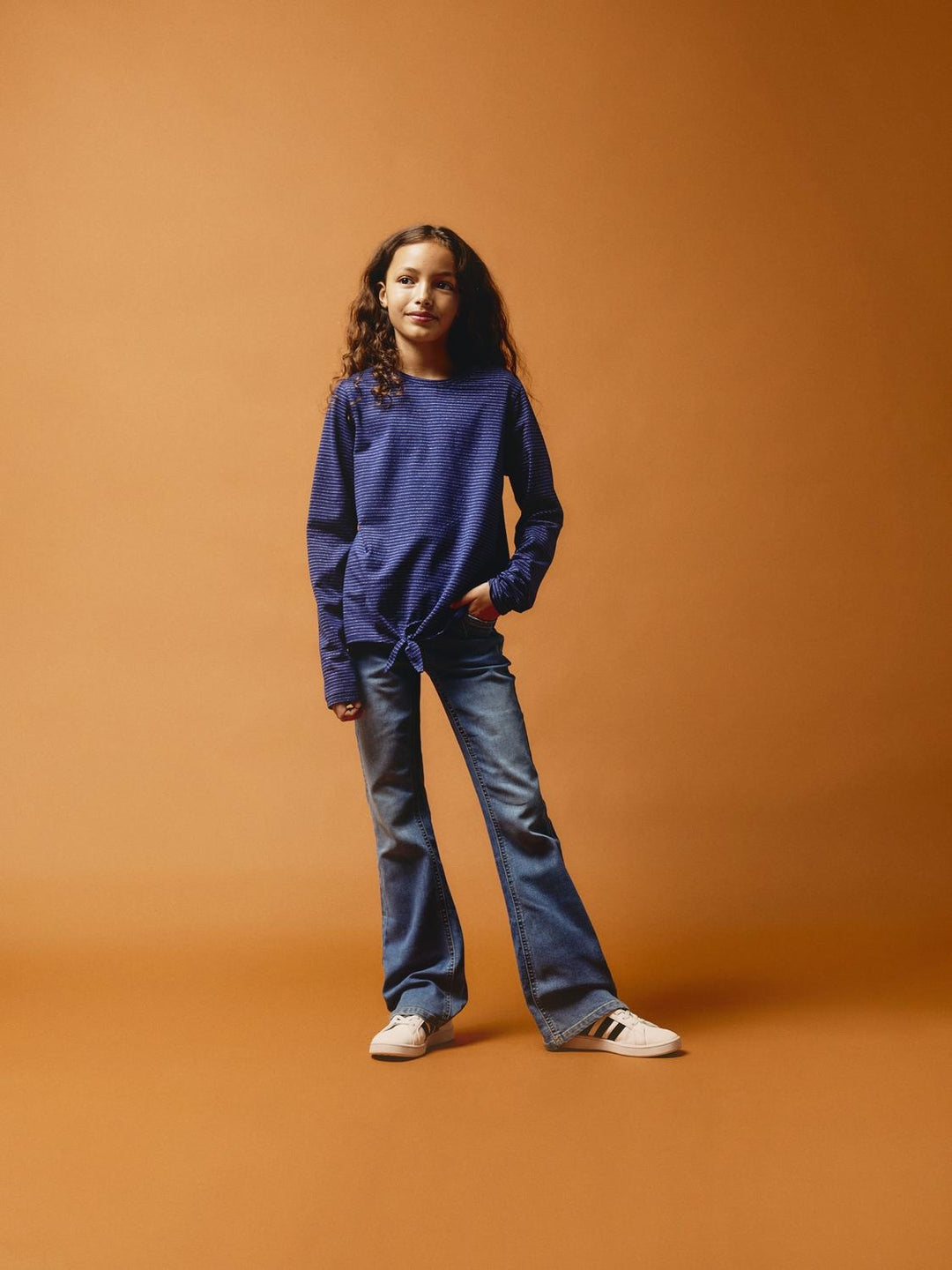 Kids spijkerbroek POLLY Dark Blue Denim Skinny Fit