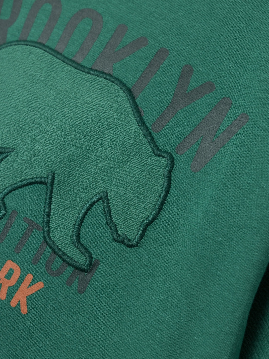 Mini longsleeve LASSO Antique Green Regular Fit