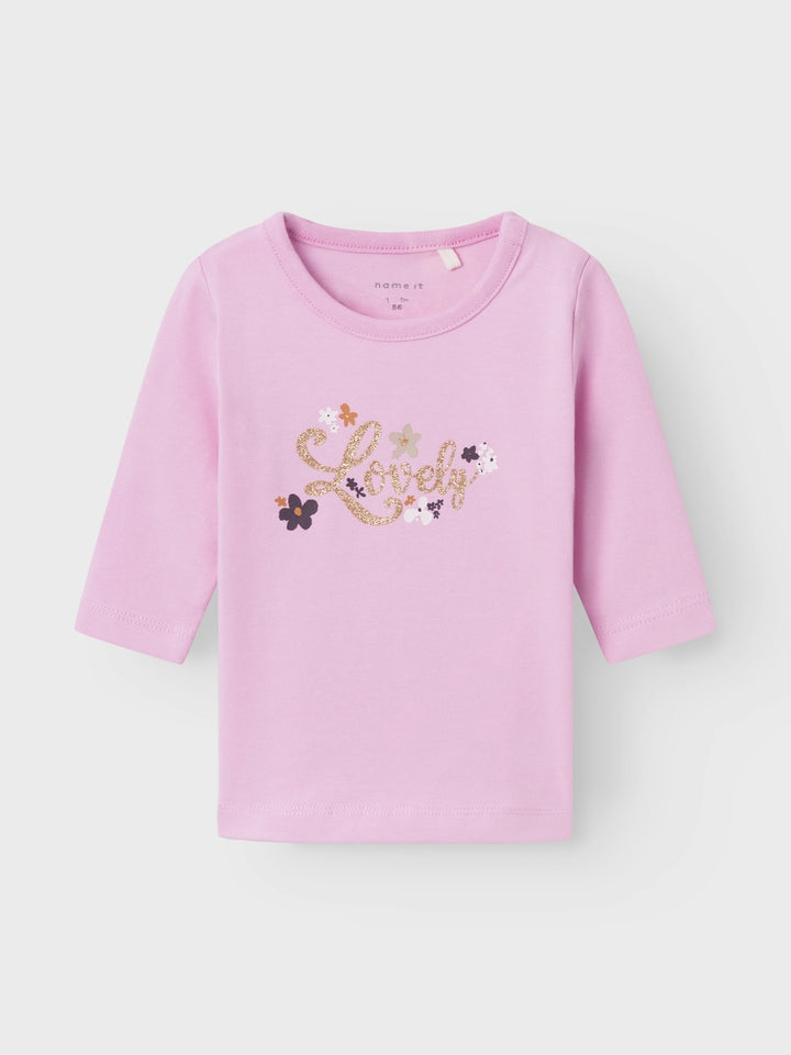 Baby longsleeve LELIVA Pastel Lavender Regular Fit