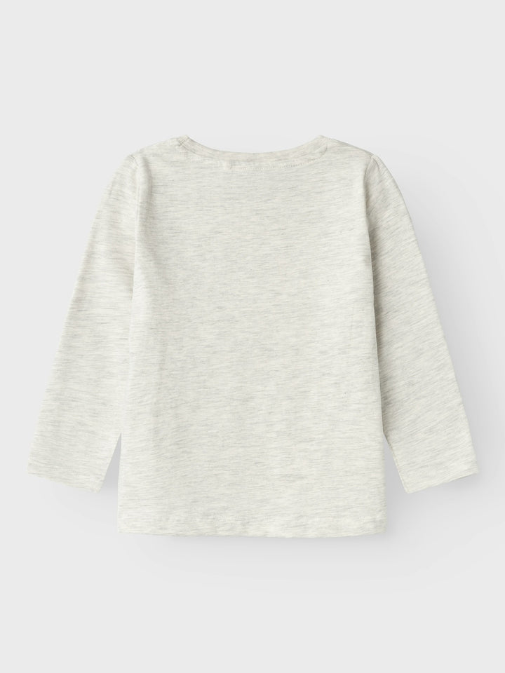 Mini longsleeve LINNY Peyote Melange Regular Fit