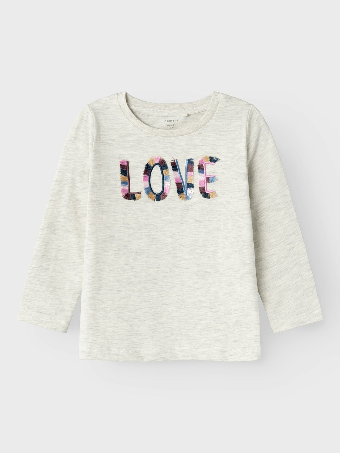 Mini longsleeve LINNY Peyote Melange Regular Fit