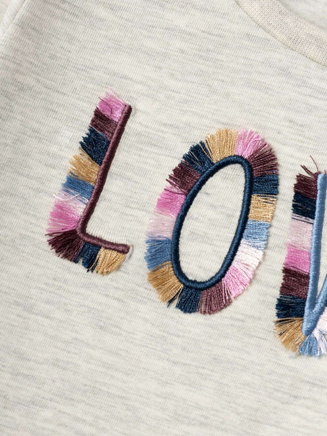 Mini longsleeve LINNY Peyote Melange Regular Fit