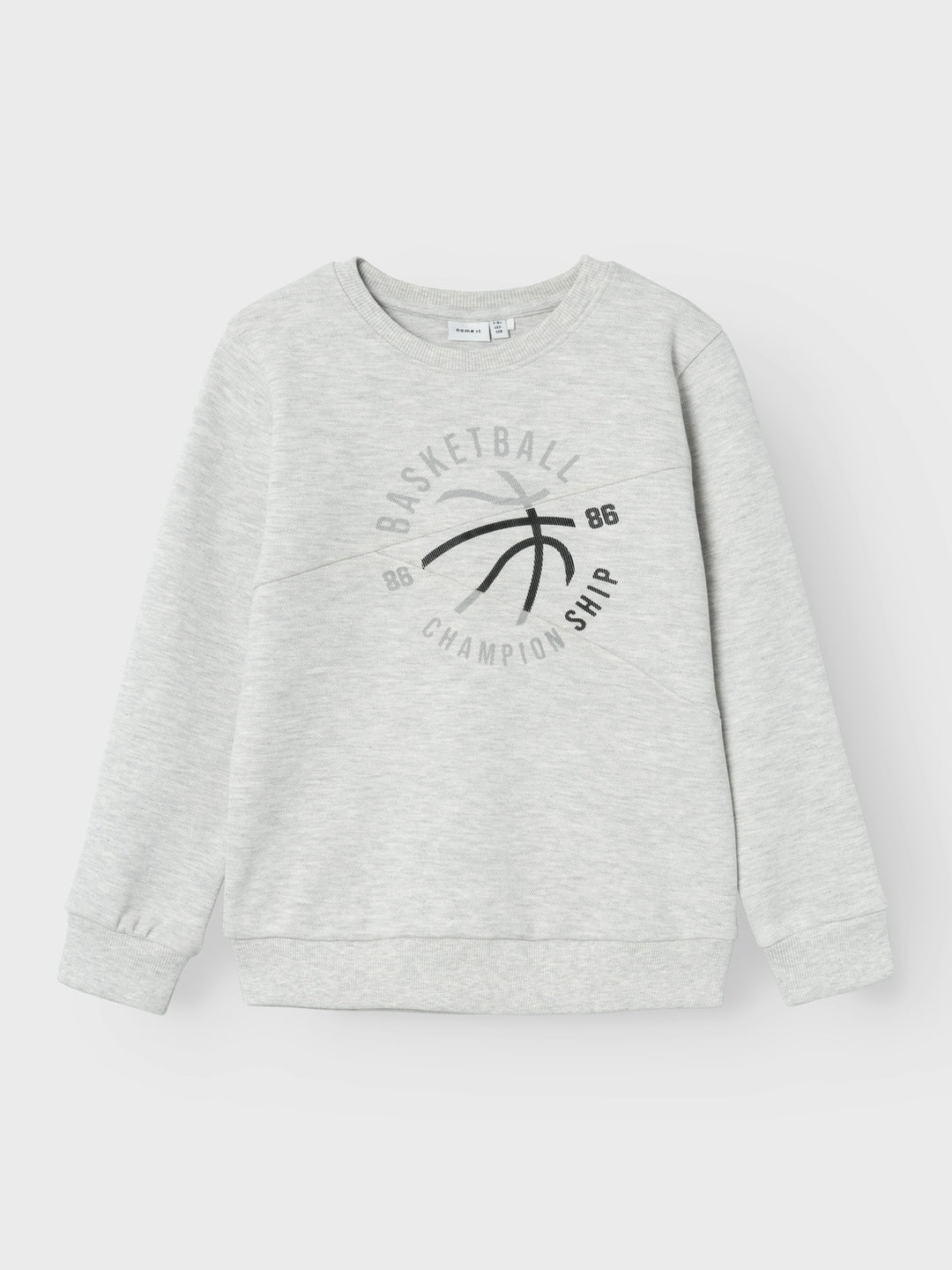 Kinderpullover KULAN Hellgrau Melange Regular Fit