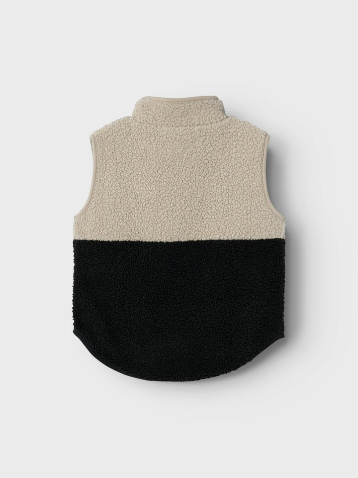 Kids vest LAKET TEDDY Black PURE CASHMERE Regular Fit