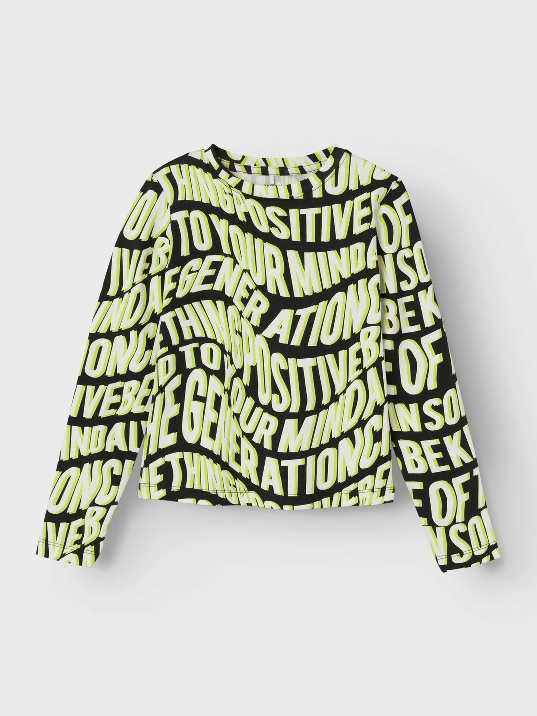 Kids longsleeve LARANDI Black Slim Fit