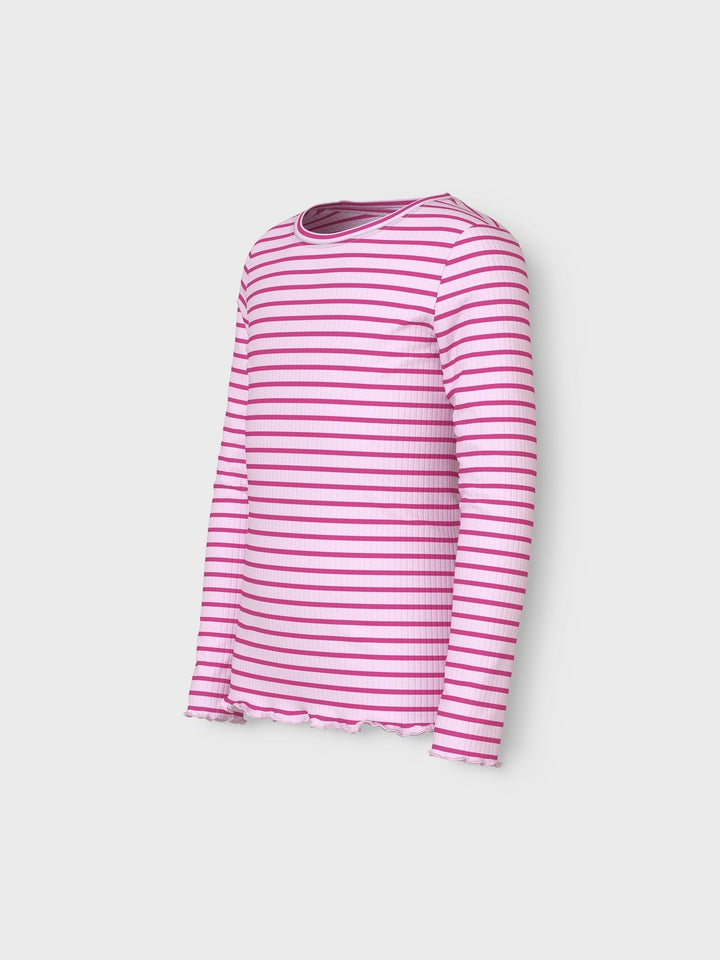 Kids longsleeve VEMMA Festival Bloom Raspberry Rose Slim Fit