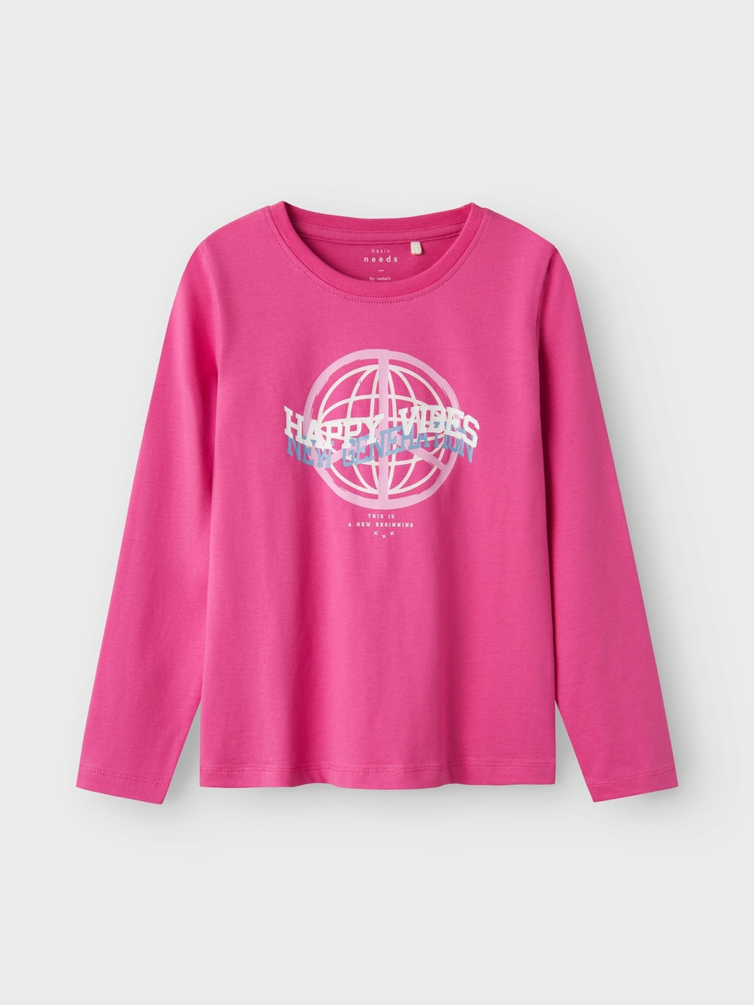 Kids longsleeve VEEN Raspberry Rose Happy Vibes Regular Fit