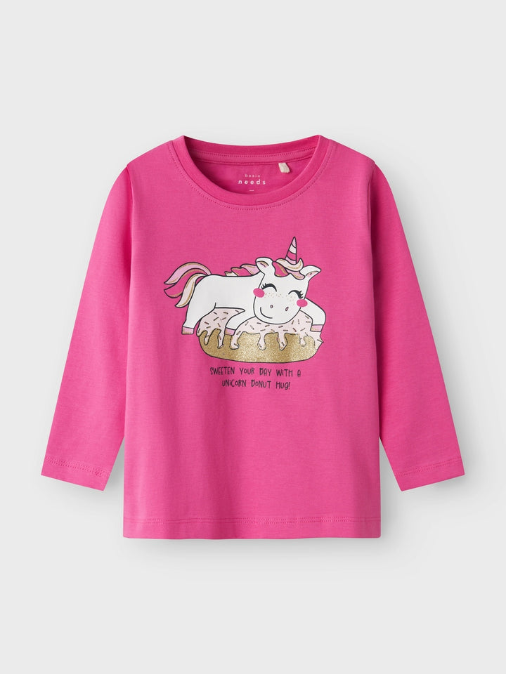 Mini longsleeve VEEN Raspberry Rose Donut Hug Regular Fit