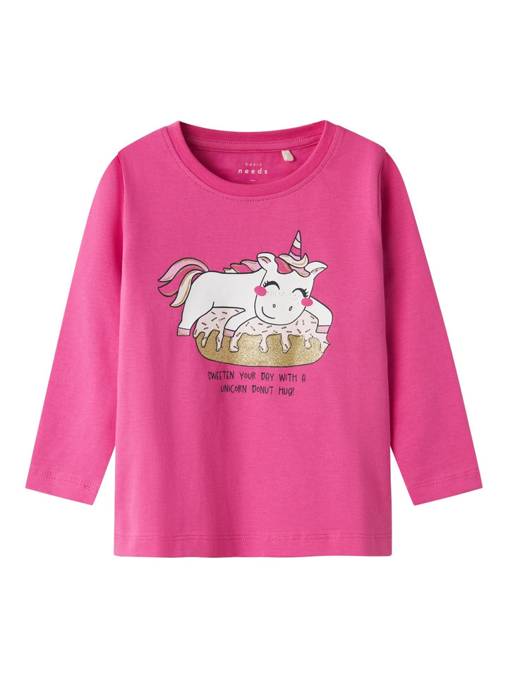 Mini longsleeve VEEN Raspberry Rose Donut Hug Regular Fit