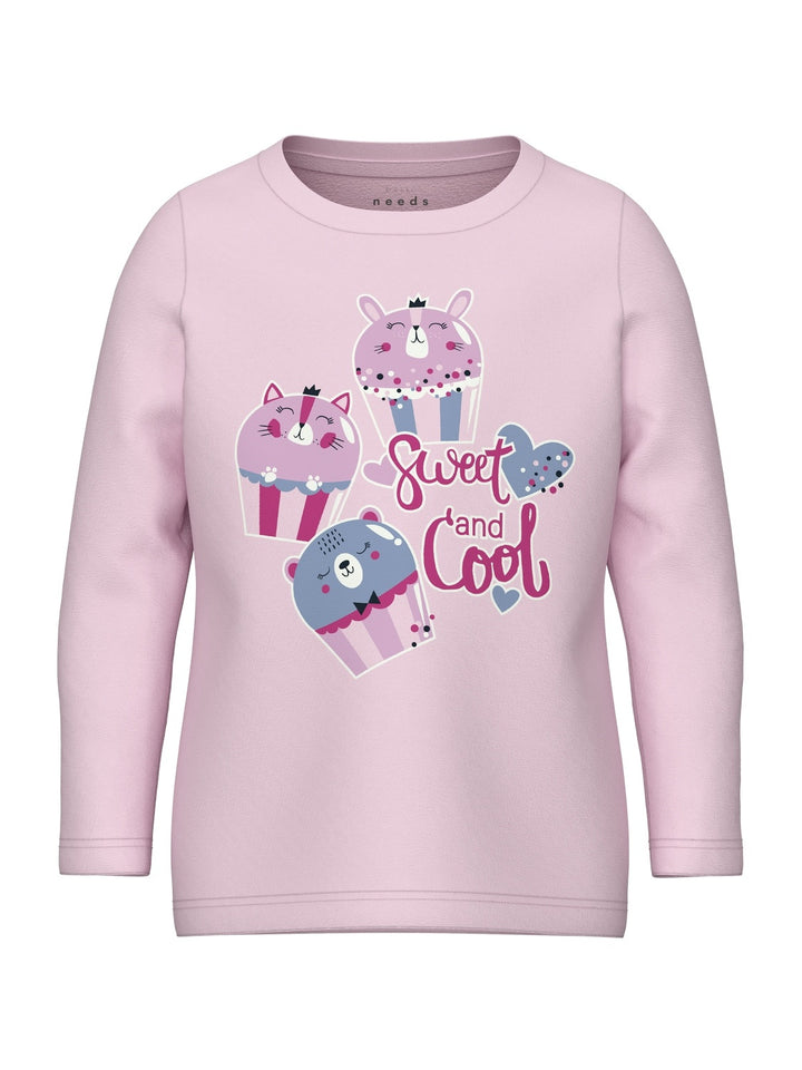 Mini longsleeve VEEN Festival Bloom Cup Cake Animals Regular Fit