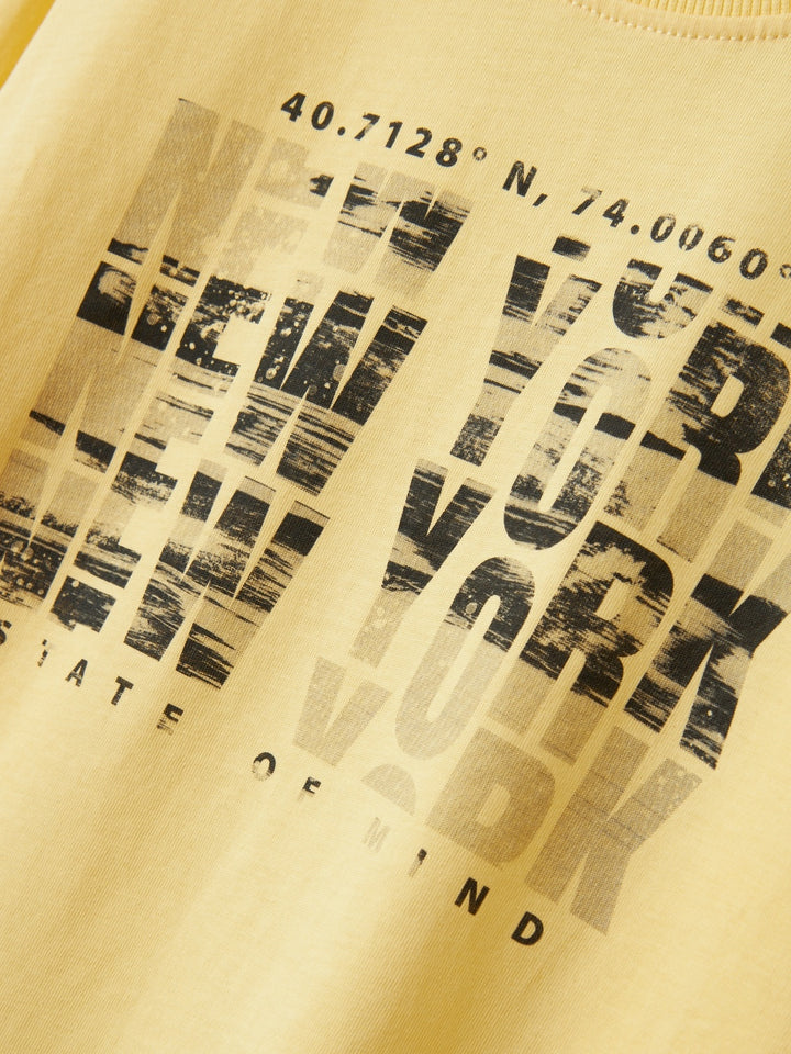 Kids longsleeve VAGNO Golden Haze New York Loose Fit