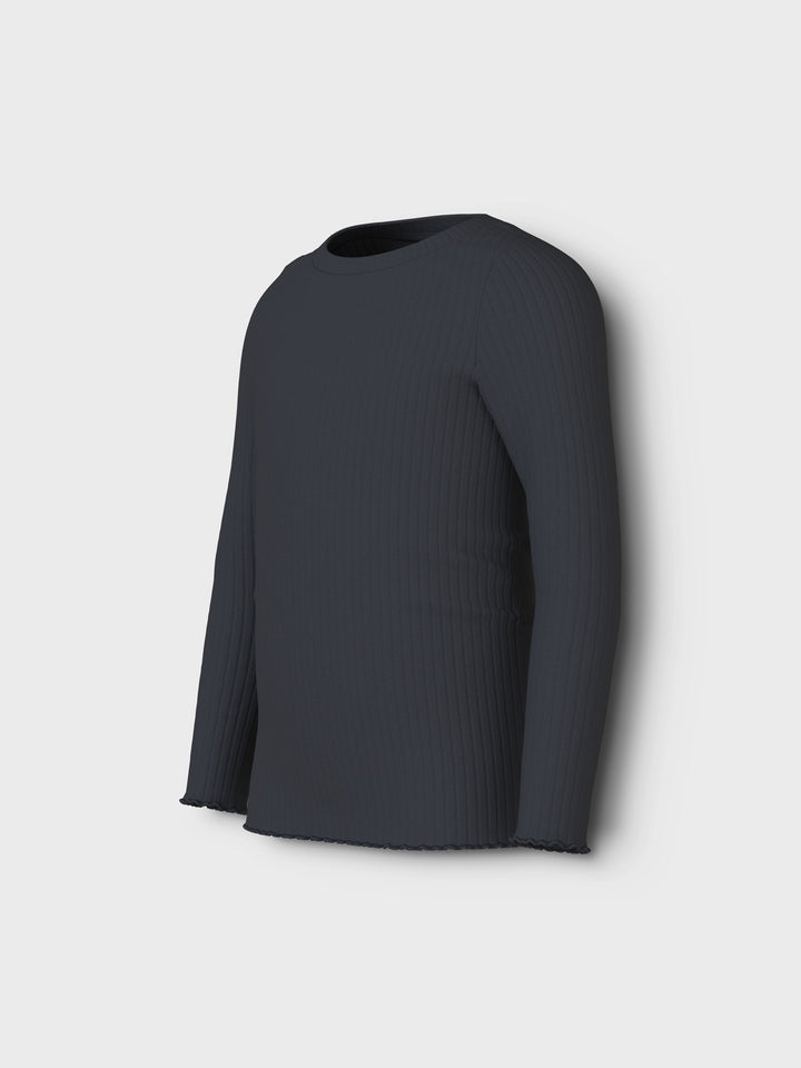Mini longsleeve VEMMA Dark Sapphire Solid Slim Fit