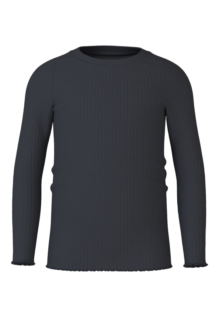 Mini longsleeve VEMMA Dark Sapphire Solid Slim Fit