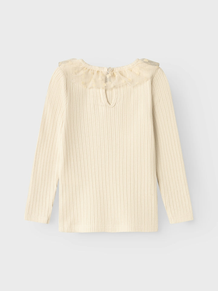 Mini Langarmshirt NAJAS Sommer Sand Super Slim Fit