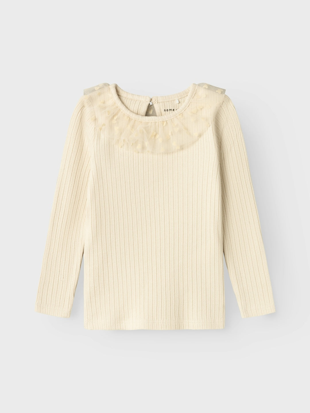 Mini Langarmshirt NAJAS Sommer Sand Super Slim Fit