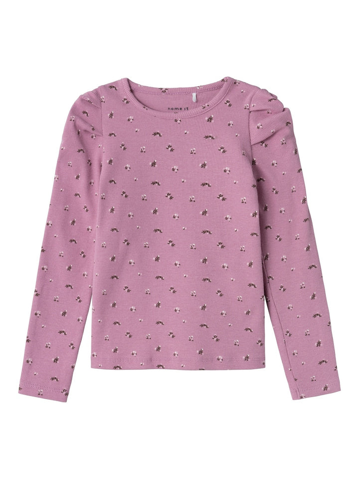 Mini longsleeve OLINNE Mauve Orchid Super Slim Fit