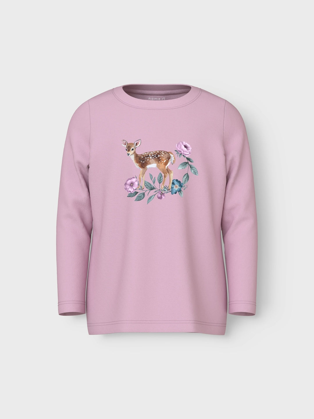 Mini Langarmshirt OLETTA Korsage Slim Fit