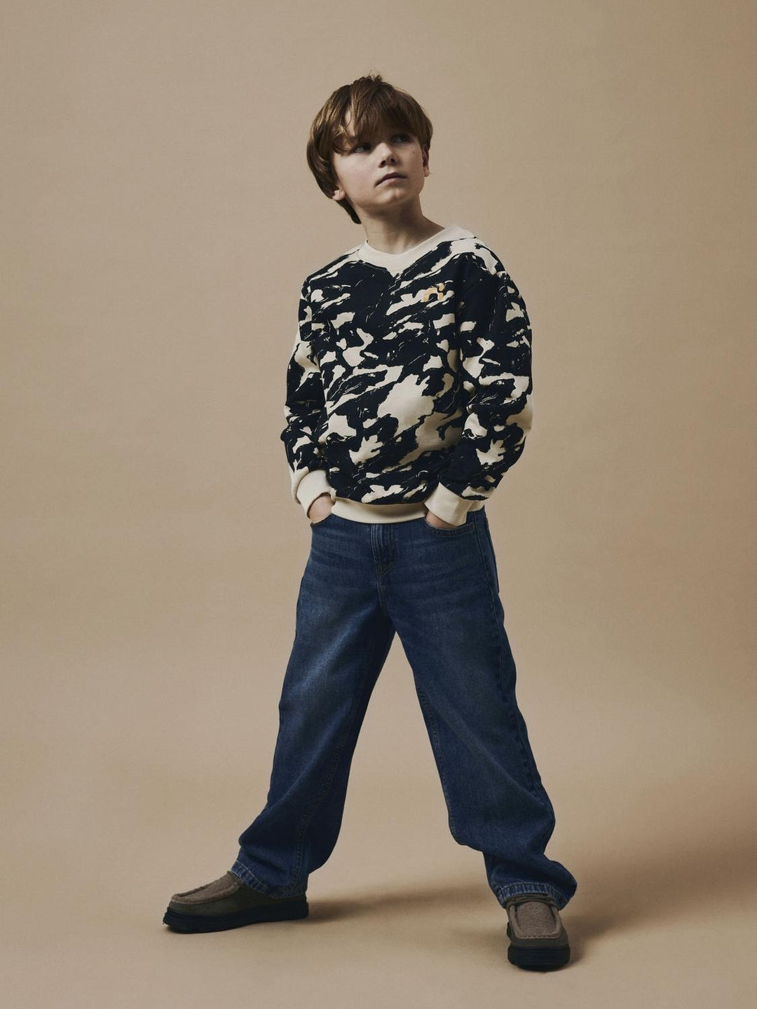 Kids trui NIFINGO Summer Sand Regular Fit