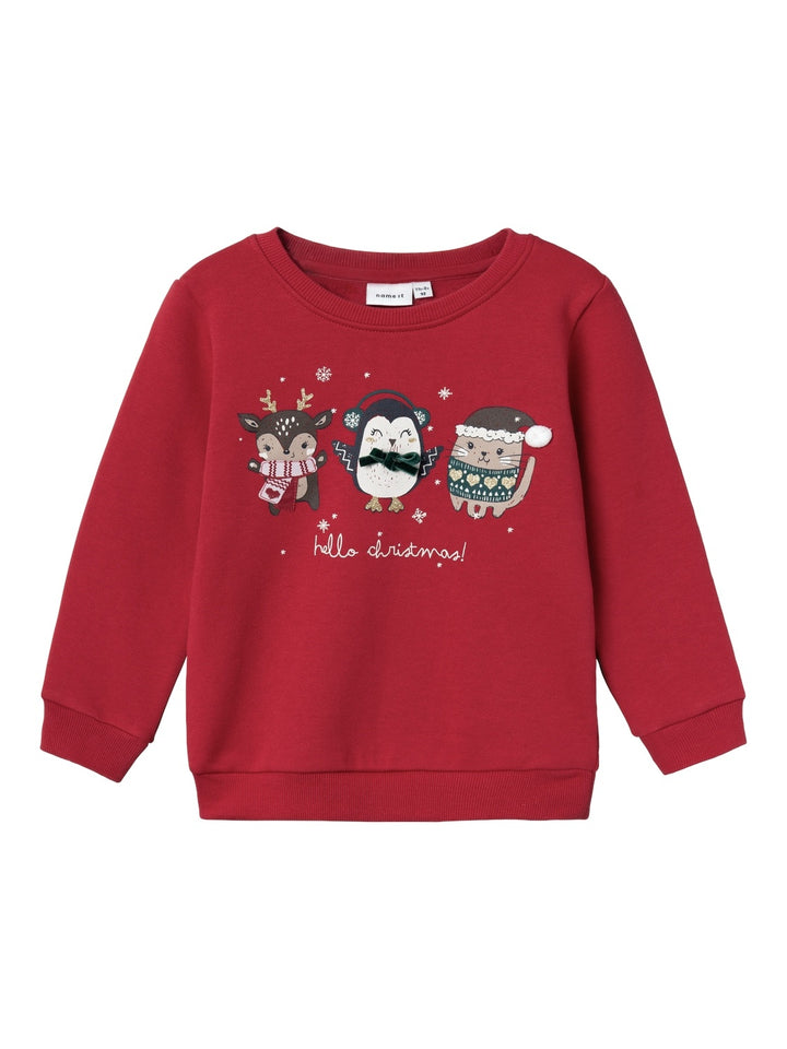 Mini Pullover TINSEL Jester Red Regular Fit