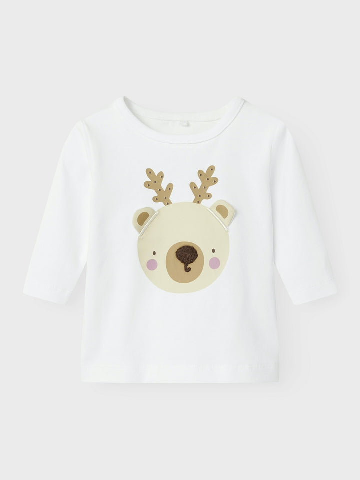 Baby Langarmshirt RICHO Bright White Regular Fit