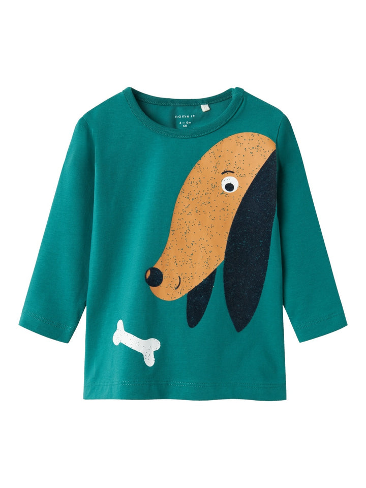 Baby longsleeve KANON Antique Green Regular Fit