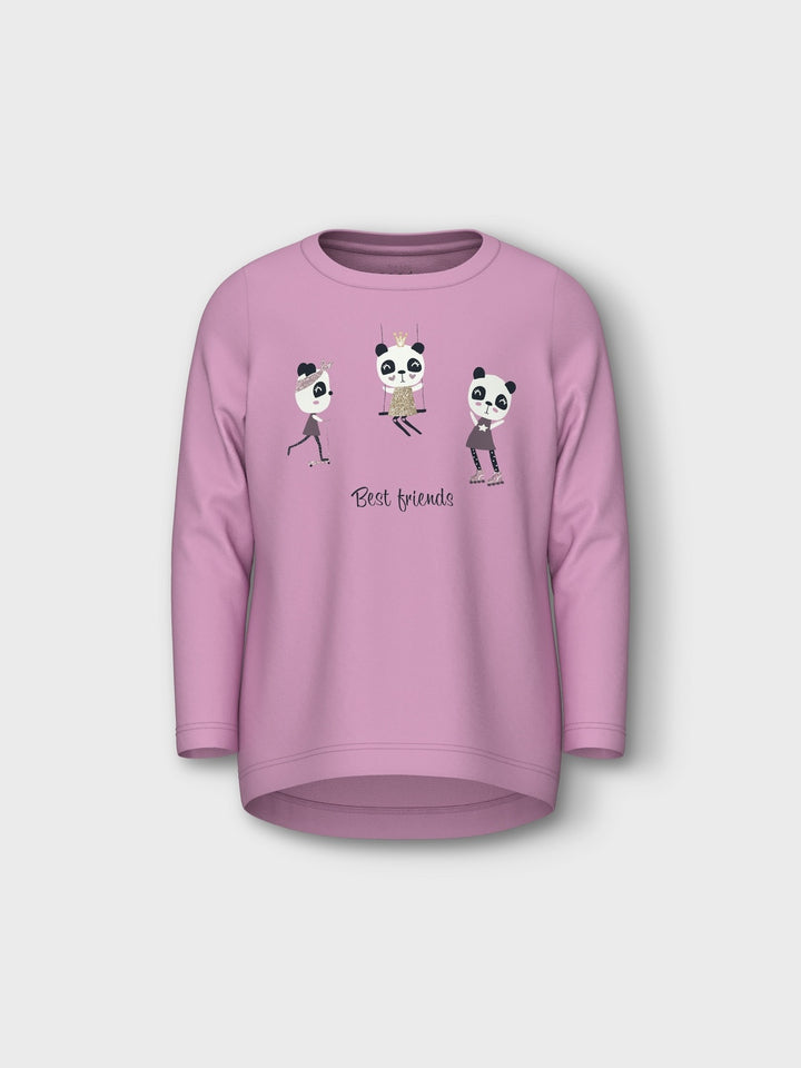 Mini longsleeve VIX Pastel Lavender Panda Standard Fit