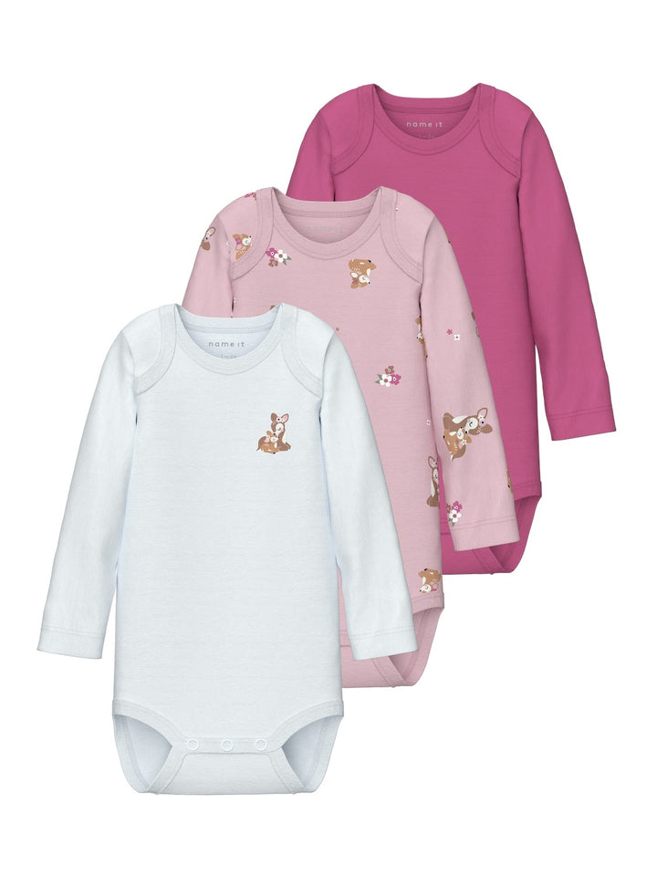 Baby romper 3P IBIS ROSE DEER Ibis Rose