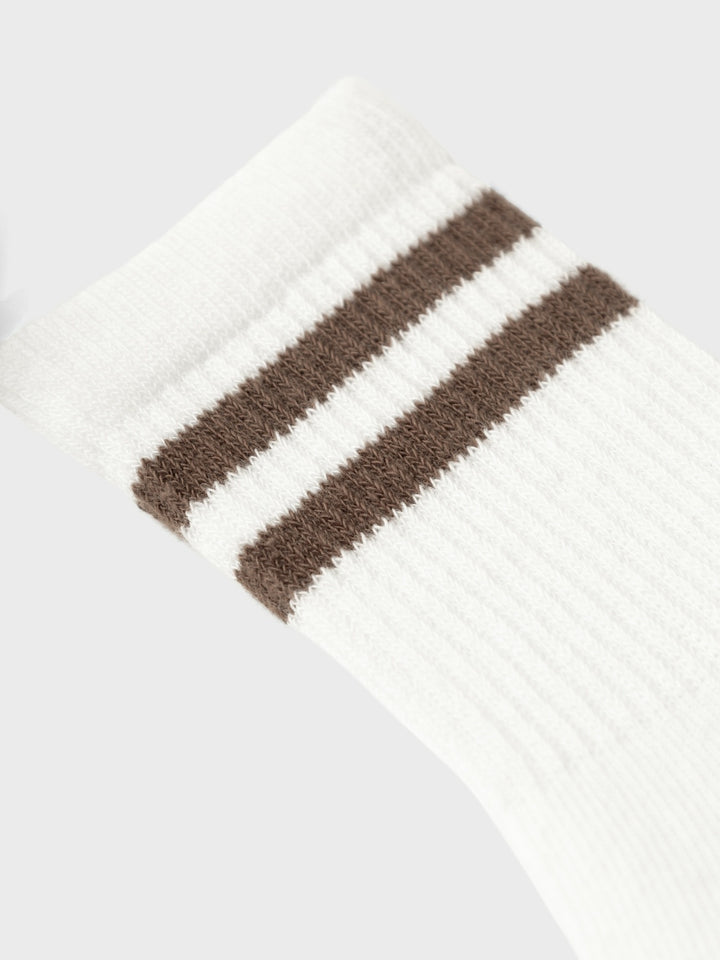 Mini Socken NAN Bright White Pecan Pie