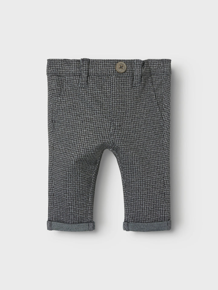 Baby chino SILAS Licorice DARK Slim Fit