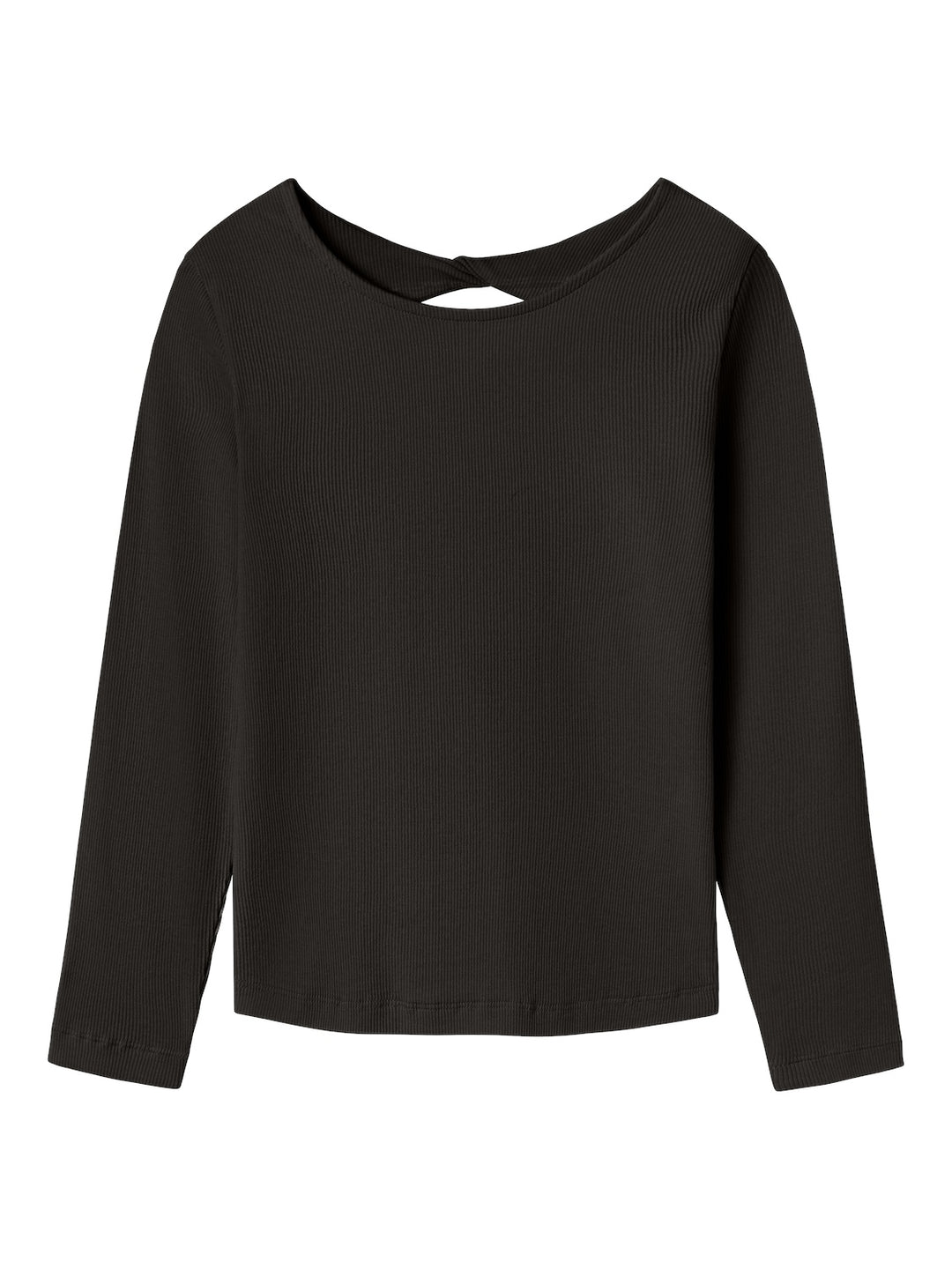 Kids longsleeve LUTINE Black Slim Fit