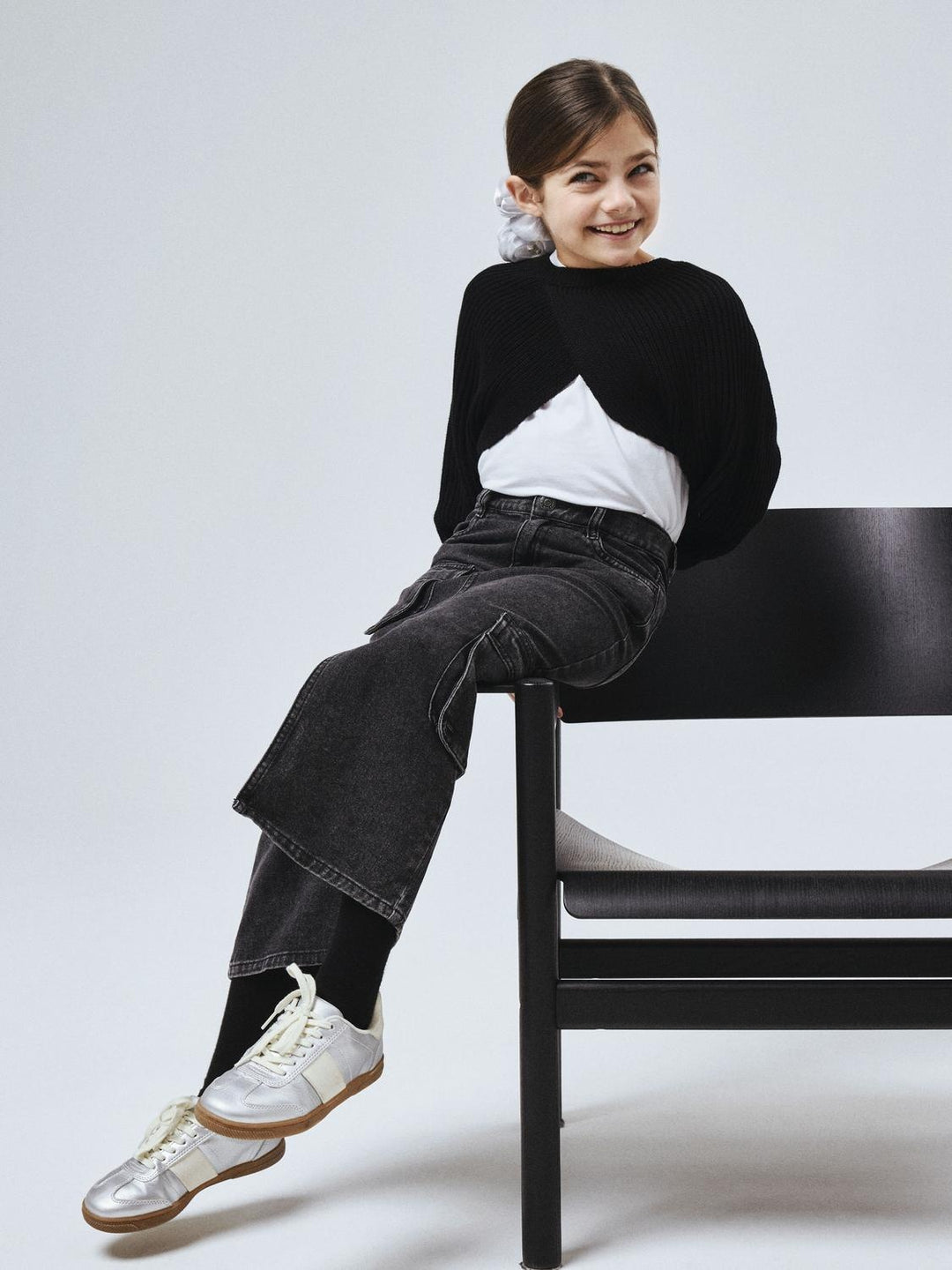 Kids rok KYLIE Black Denim