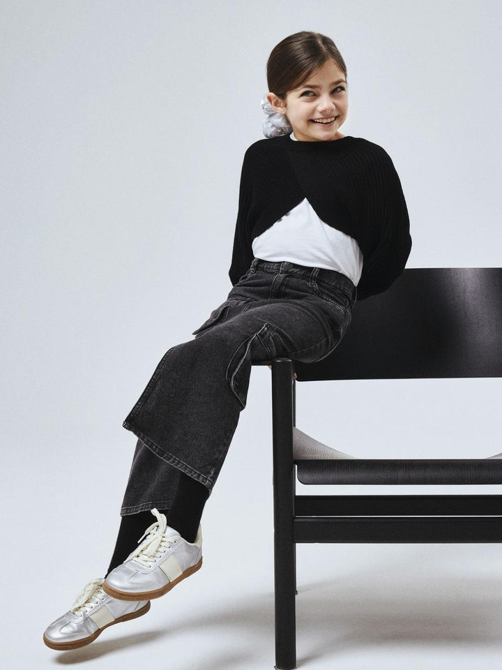 Kids rok KYLIE Black Denim