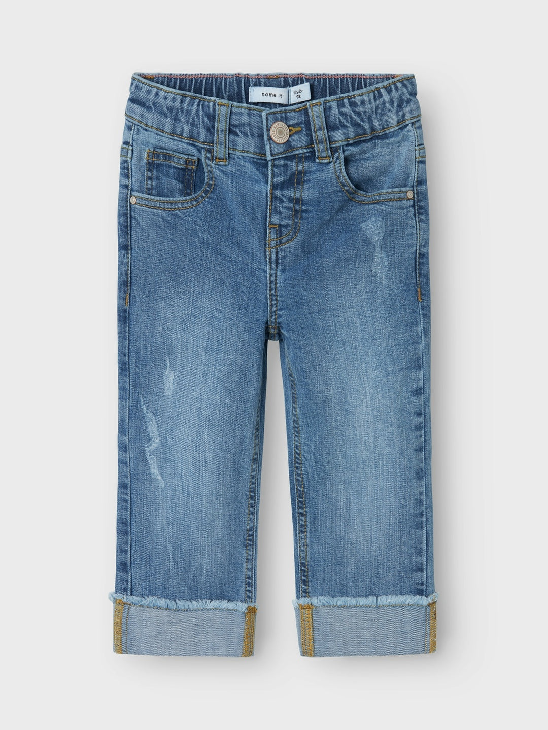 Mini spijkerbroek ROSE Medium Blue Denim Straight Fit