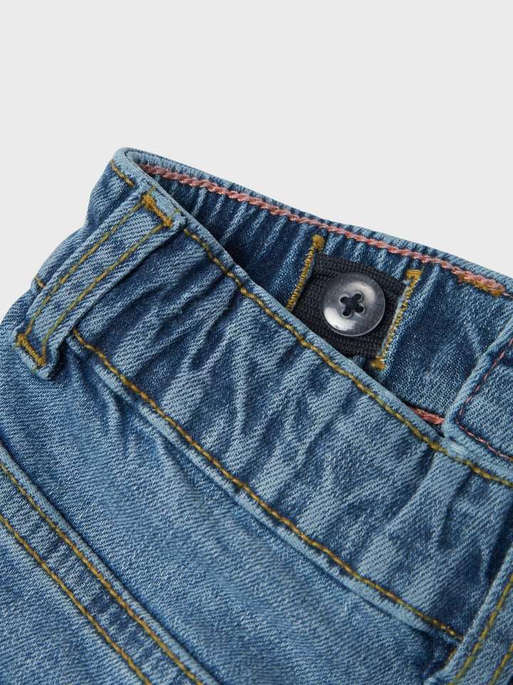 Mini spijkerbroek ROSE Medium Blue Denim Straight Fit