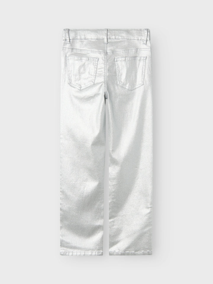 Kids broek ROSE Silver FOIL Straight Fit