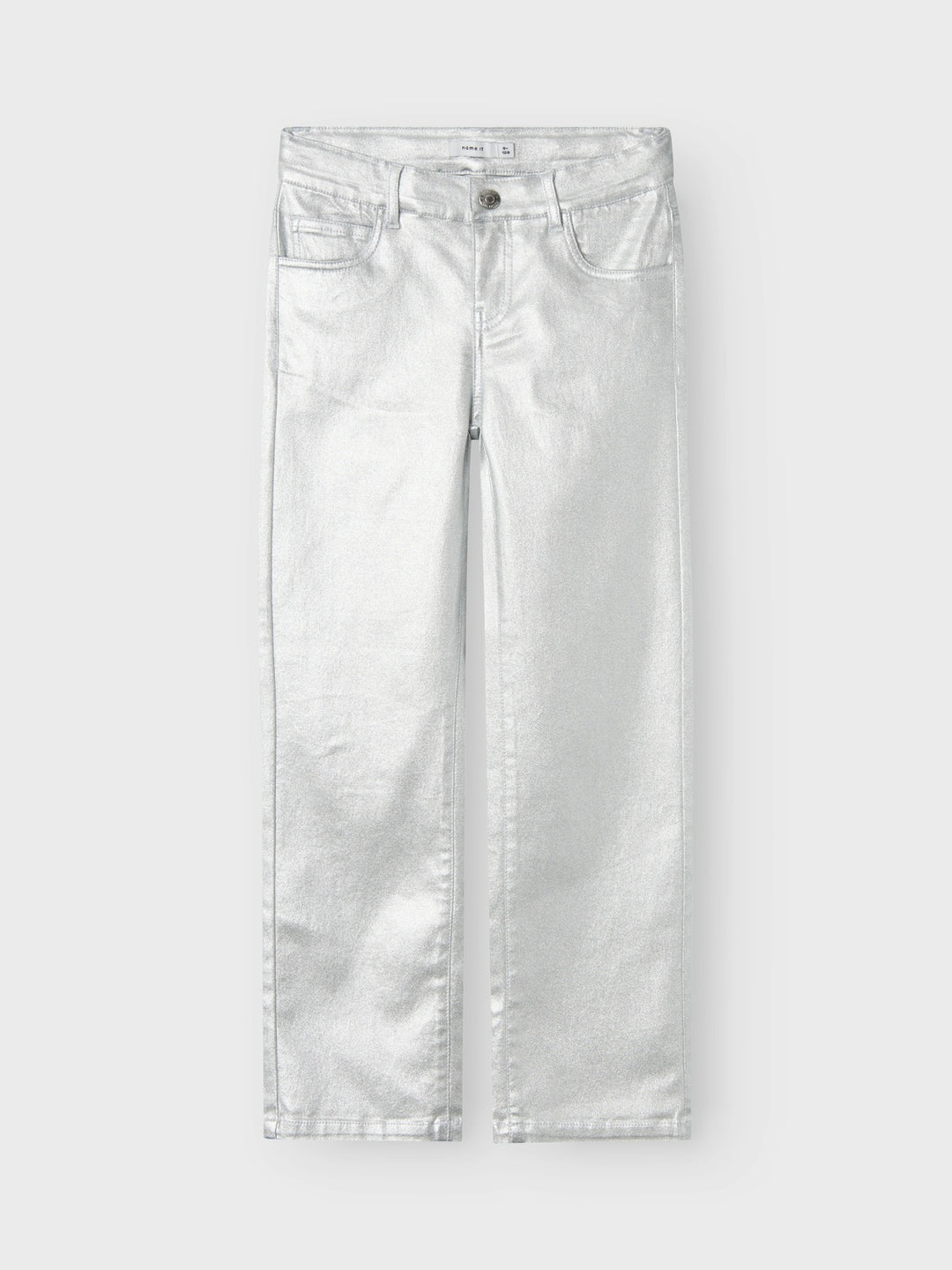 Kids broek ROSE Silver FOIL Straight Fit